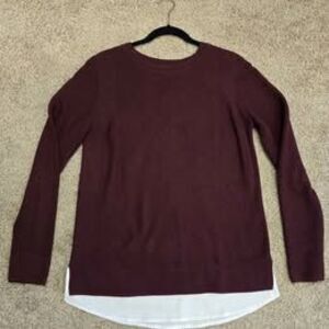 Hillary Radley "layered look" sweater, size M, NWOT